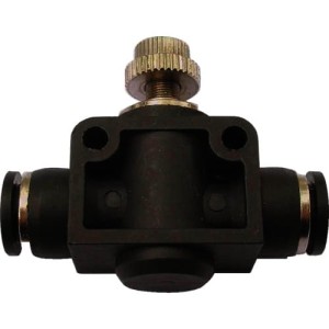 Złączka-zawór dławiący prosty 6mm KFR6 Kennedy KEN2913810K