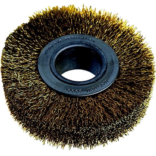 Szczeotka druciana 200x29x80mm 30SWG tarczowa z otworem Kennedy KEN2950980K
