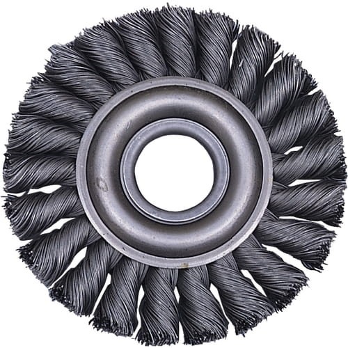 Szczotka 75x11x13mm 35SWG tarczowa z otworem drut pleciony Kennedy KEN2951010K