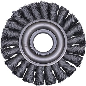 Szczotka 115x11x22mm 35SWG tarczowa z otworem drut pleciony Kennedy KEN2951210K