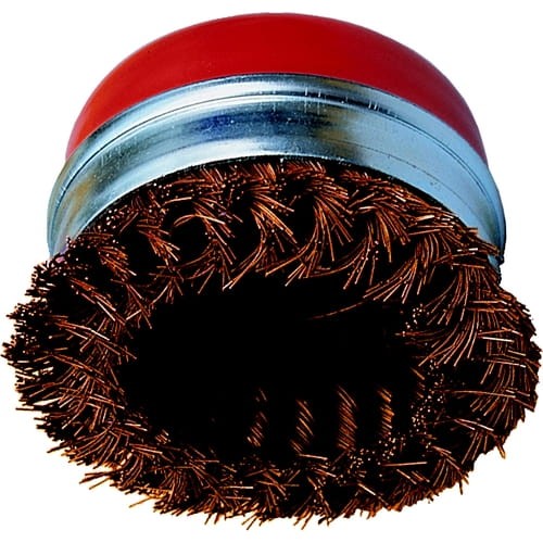 Szczotka druciana 100mm xM14 THRD 30SWG kloszowa otwór gwintowany Kennedy KEN2954180K