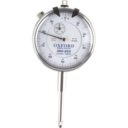 Czujnik zegarowy 25mm 0,01mm 0-100 Oxford Precision OXD3008520K