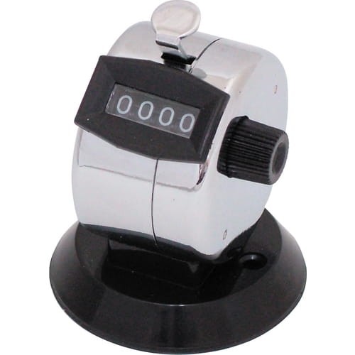 Licznik rejestrowy chromowany biurkowy 1013 Oxford Precision OXD3145520K