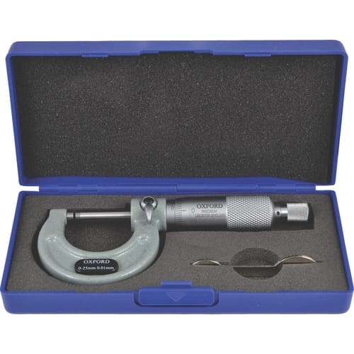 Mikrometr 0-25mm zewnętrzny Oxford Precision OXD3355010K