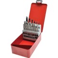 Zestaw calowych gwintowników i wierteł UNF Num10- 1/2" HSS 24szt. Sherwood SHR0259970K