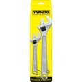 Zestaw kluczy nastawnych 200mm 300mm CrV chromowo-wanadowy 8" 12" 2szt. Yamoto YMT5012500K