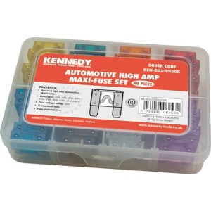 Zestaw wysokoamperowych bezpieczników samochodowych 48szt. Kennedy KEN5039920K