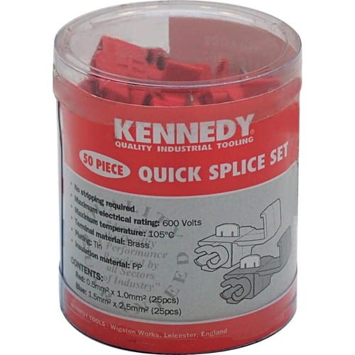 Komplet łączników do kabli 50szt. Kennedy KEN5039930K