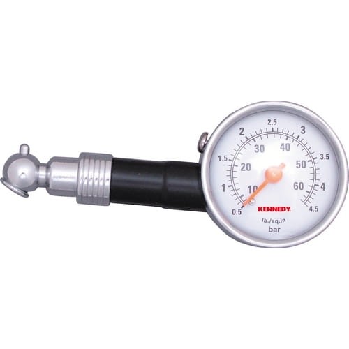 Ciśnieniomierz do opon tarczowy 4,5 bar 64 psi Kennedy KEN5038440K