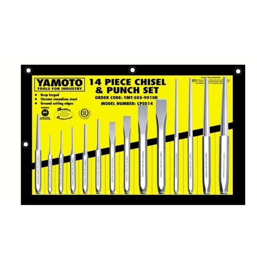 Zestaw przecinaków i punktaków ze stali wandowej 14szt. Yamoto YMT5059010K