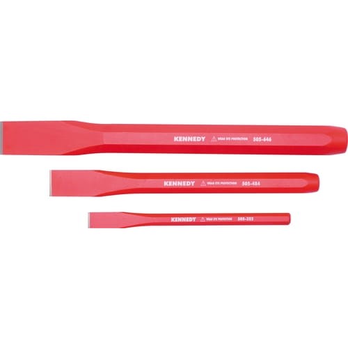 Komplet przecinaków płaskich 6"x1/2", 8"x3/4", 10"x1" Kennedy KEN5057160K