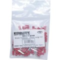 Końcówki płaskie mieczowe 10mm opak. 100szt. czerwone Kennedy KEN5152000K PRO20