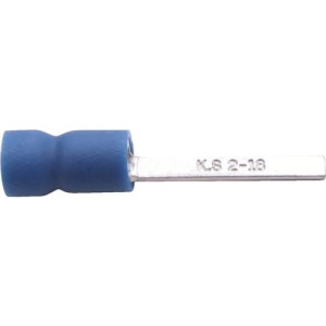 Końcówki płaskie mieczowe 18mm opak. 100szt. niebieskie Kennedy KEN5152060K