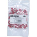 Końcówki płaskie widłowe 3mm opak. 100szt. czerwone Kennedy KEN5152200K