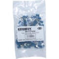 Końcówki płaskie widłowe 3,7mm opak. 100szt. niebieskie Kennedy KEN5152270K