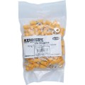 Końcówki płaskie pierścieniowe 5mm opak. 100szt. żółte Kennedy KEN5152630K