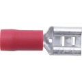 Końcówki na wcisk wewnętrzne 6,3mm opak. 100szt. czerwone Kennedy KEN5153000K