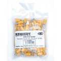 Końcówki na wcisk wewnętrzne 6,3mm opak. 100szt. żółte Kennedy KEN5153020K