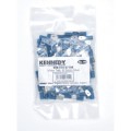 Końcówki płaskie metkowe 6,3mm opak. 100szt. niebieskie Kennedy KEN5153710K