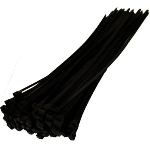 Opaski zaciskowe 4,8x200mm czarne 100szt. Edison EDI5150210K