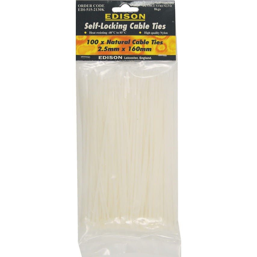 Opaski zaciskowe 4,8x370mm 100szt. Edison EDI5151230K