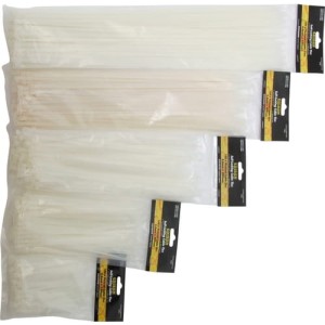 Zestaw pasków zaciskowych 4,8mm naturalne 500szt. Edison EDI5153090K