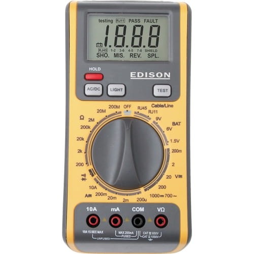 Automatyczny cyfrowy miernik napięcia MNT070 Edison EDI5163600K