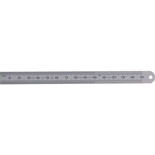 Przymiar kreskowy 150mm stalowy zaokrąglony Kennedy KEN5183030K