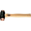Młotek miedziany 44mm 2kg z wymiennymi miedzianymi końcówkami 04-314 rozmiar 3 Thor Hammer THO5270163K