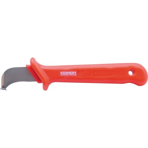 Nóż do demontażu kabli izolowany 180mm Kennedy KEN5343540K