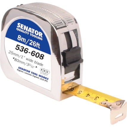 Przymiar zwijany 8m 26' miara Senator SEN5366080K