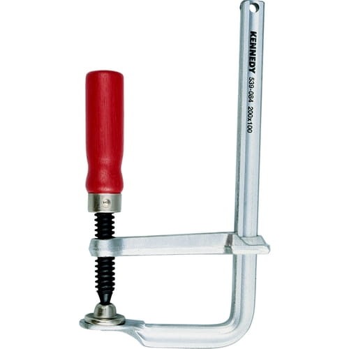 Ścisk śrubowy z drewnianą rękojeścią 160x80mm Kennedy KEN5390820K