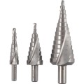 Komplet wierteł 4-30mm HSS stopniowych stożkowych 3szt. Sherwood SHR0190260K SHR-019-0260K