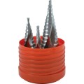 Komplet wierteł 4-30mm HSS stopniowych stożkowych 3szt. Sherwood SHR0190260K SHR-019-0260K