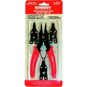 Zestaw wymiennych głowic do szczypiec Circlip 6.1/2" 4szt. Kennedy KEN5586750K
