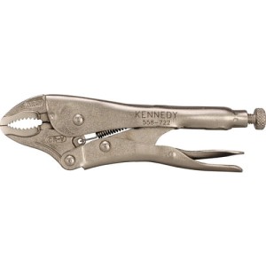 Szczypce zaciskowe szczęki wygięte owalne 255mm 10" Kennedy KEN5587230K