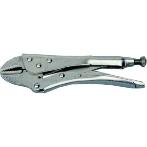 Szczypce zaciskowe 180mm 7" proste szczęki Senator SEN5587070K PRO25