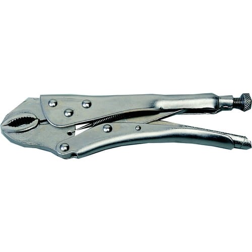 Szczypce zaciskowe 255mm 10" wgięte owalne szczęki Senator SEN5587200K