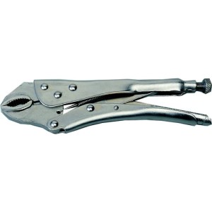 Szczypce zaciskowe 255mm 10" wgięte owalne szczęki Senator SEN5587200K PRO25