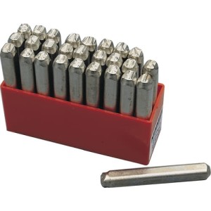 Zestaw znaczników 2,5mm A-Z numeratorów literowych 27szt. Kennedy KEN5606410K