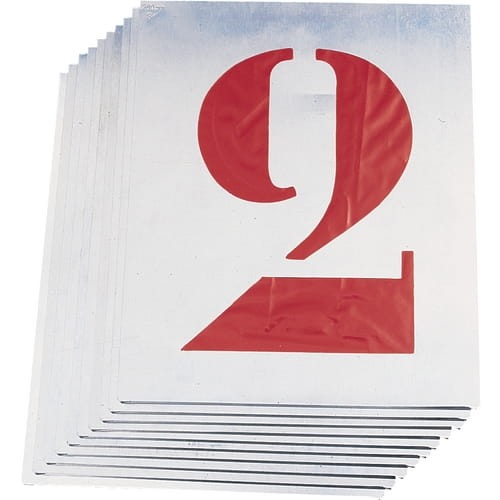 Matryce 200mm numeryczne stalowe 10szt. Kennedy KEN5612000K