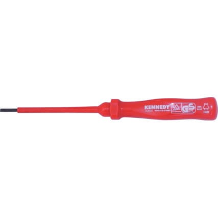 Wkrętak dla elektryków VDE płaski 6,5x150mm Kennedy KEN5725800K