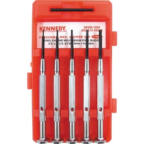 Zestaw wkrętaków sześciokątnych 0,9-2,5mm 5szt. Kennedy KEN5729886K