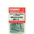 Groty do elektronarzędzi Pozidriv No.2 1/4" 5szt. Kennedy KEN5732125K