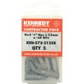 Groty do elektronarzędzi Pozidriv No.2 1/4" 5szt. Kennedy KEN5732125K