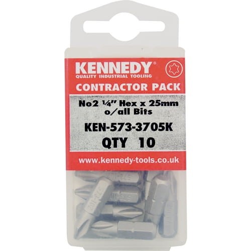 Bity 6-kątne Torx Tx20 1/4" 10szt. Kennedy KEN5733705K