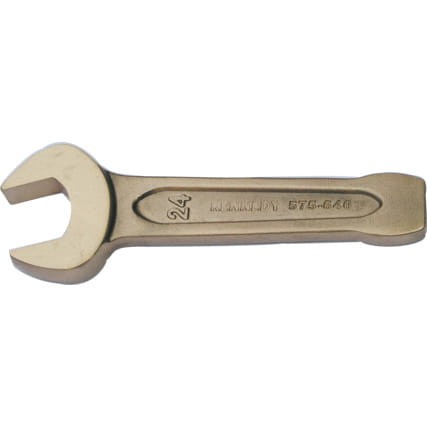 Klucz nieiskrzący 24mm do pobijania płaski otwarty Al-Br Kennedy KEN5756400K KEN-575-6400K