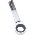 Zestaw kluczy 10-19mm płasko-oczkowych z grzechotką 23szt. Kennedy KEN5823980K