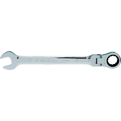 Klucz 10mm płasko-oczkowy zapadkowy z wahliwą główką Kennedy KEN5822240K-1-2