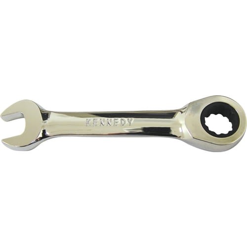 Klucz 5/8" AF płasko-oczkowy z zapadką krótki calowy Kennedy KEN5822184K